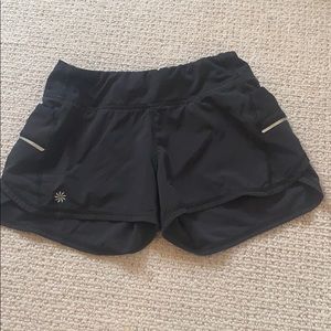 athleta kids black shorts